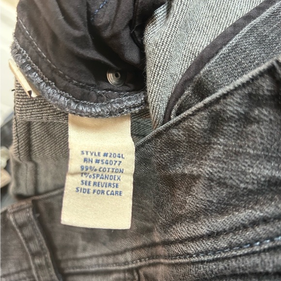 CAbi Womens Size 10 Jeans Pants BOOTCUT ONYX Dk GRAY BLACK DENIM Pants - Picture 8 of 9